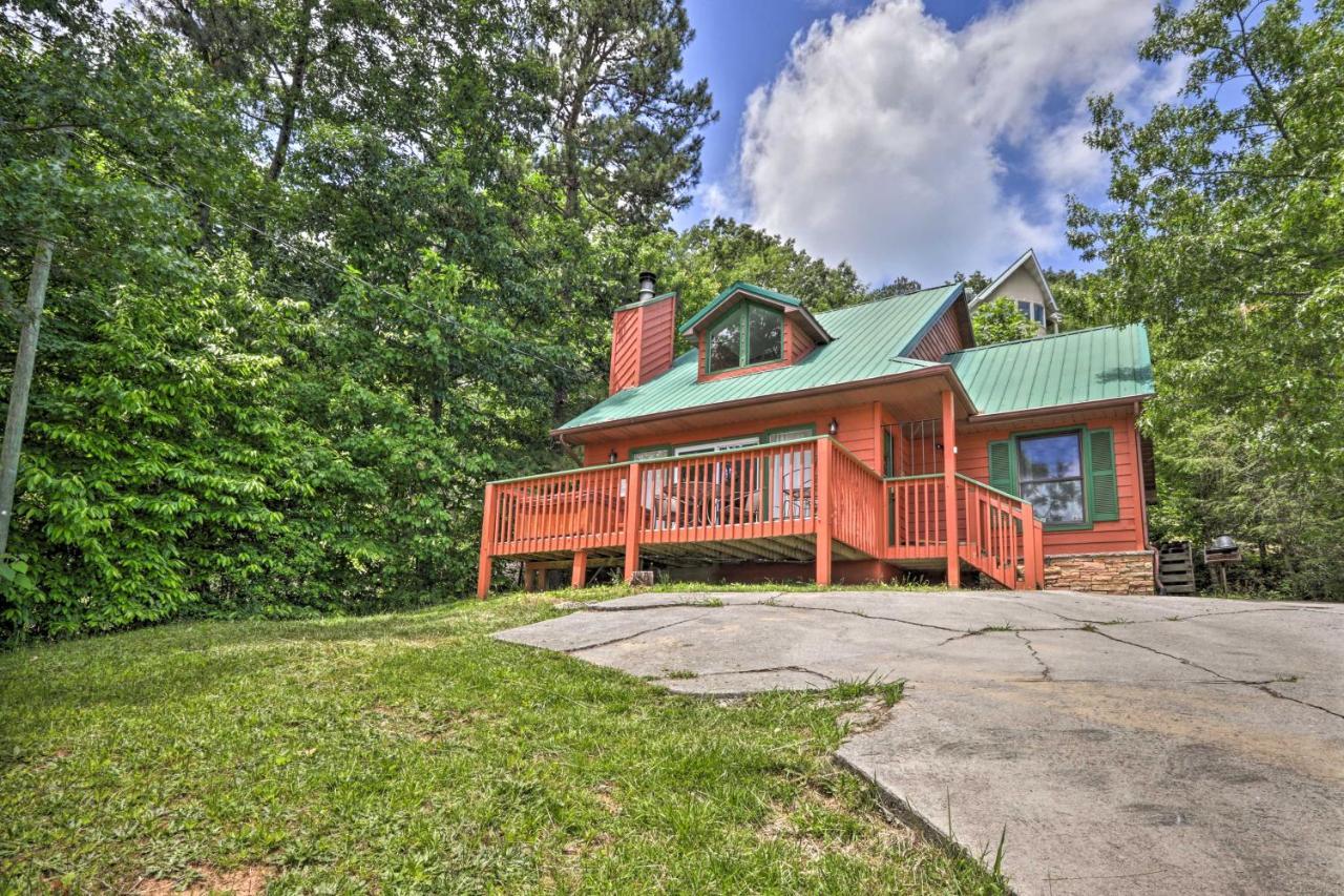 Gatlinburg Chalet with Hot Tub, Sauna&Mountain View Exterior foto